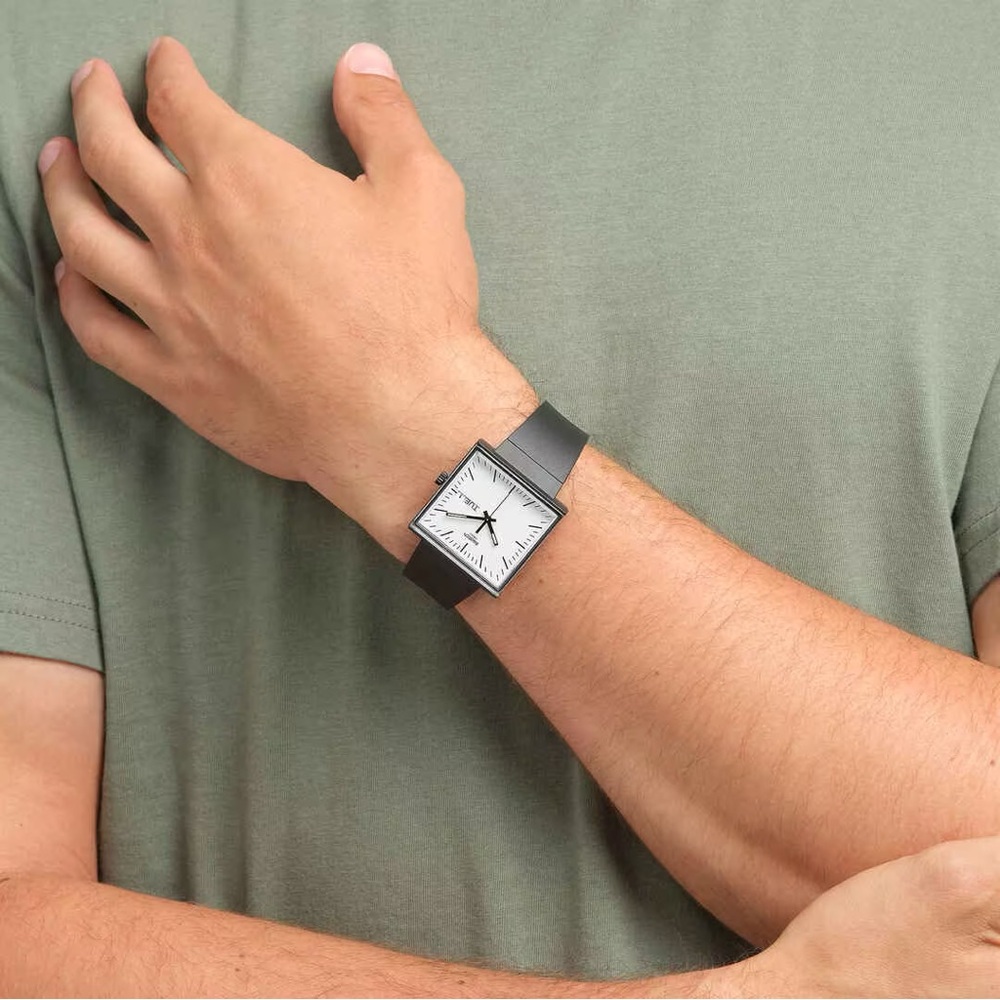 Swatch What If Square Minimalist Watch - Picture 2 of 5